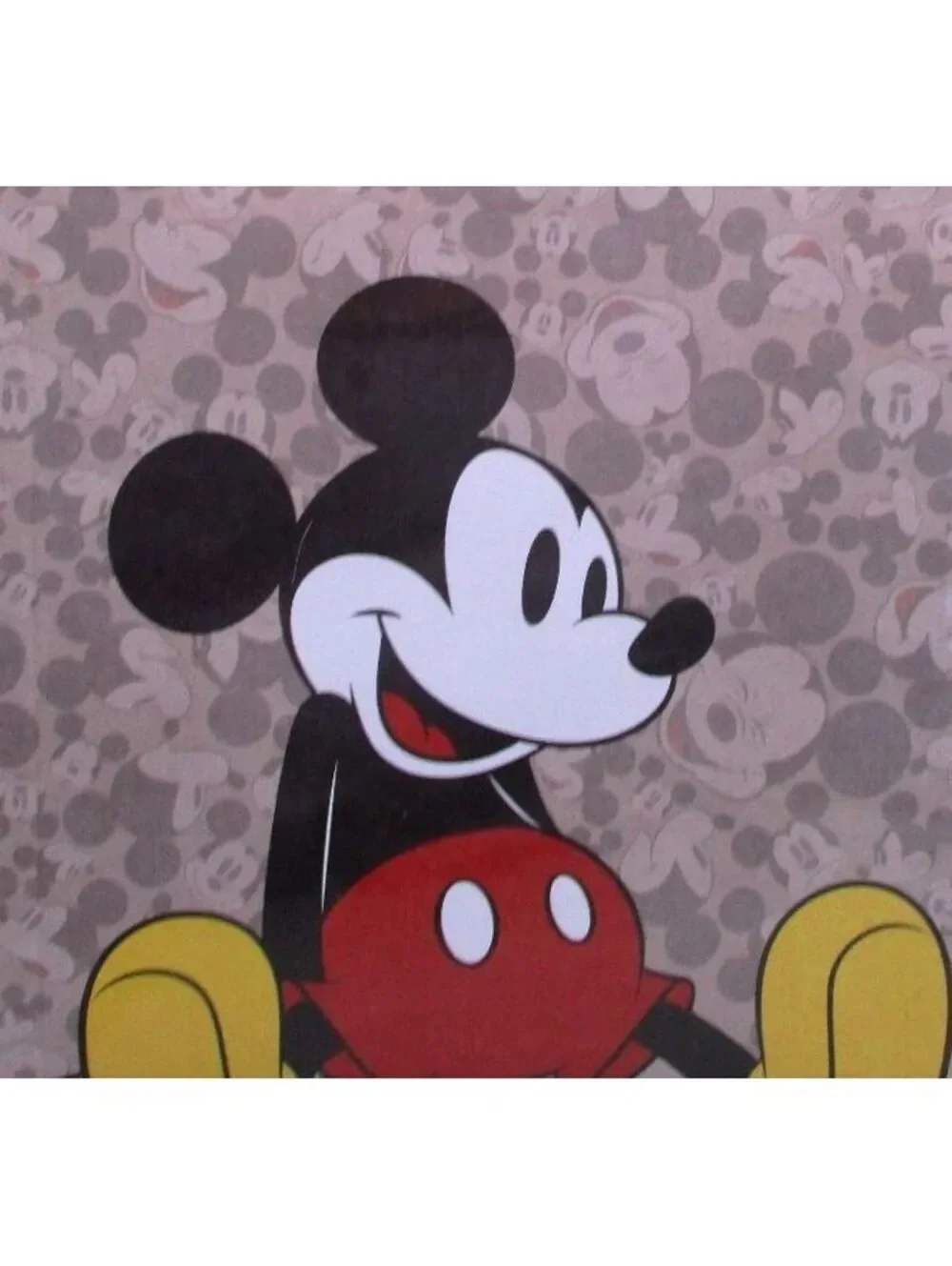 Disney Mickey Mouse Lined Notebook Journal Hardcover Stationary Classic Retro